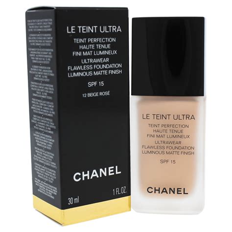 chanel le teint ultra 12 beige rose|ULTRA LE TEINT Ultrawear All.